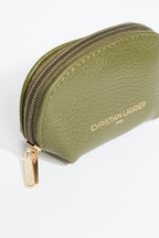 Monedero Nika Croco - Verde Oliva