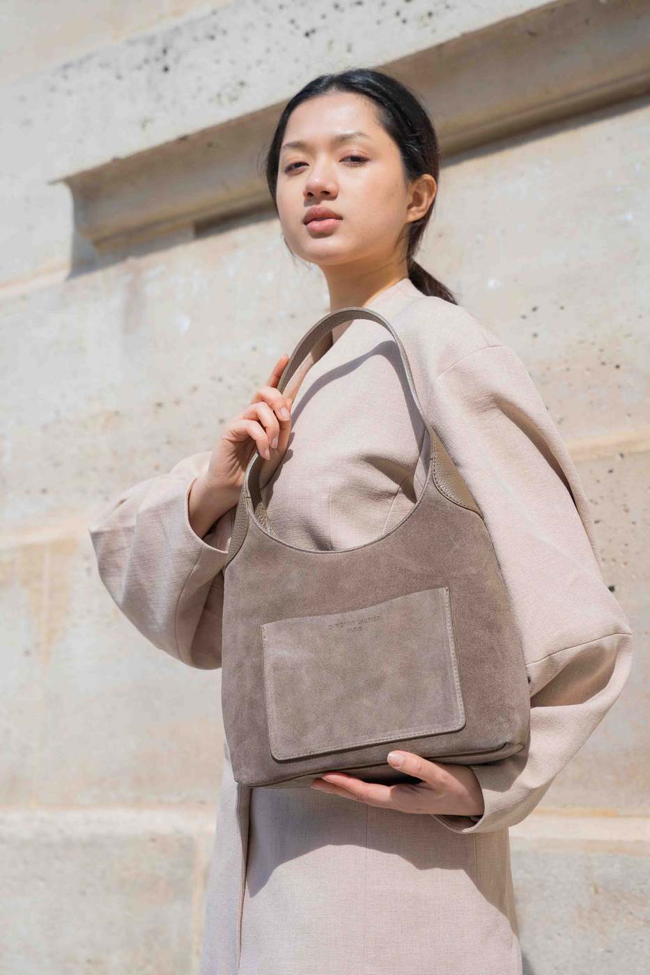 Calma Shoulder Bag - Taupe