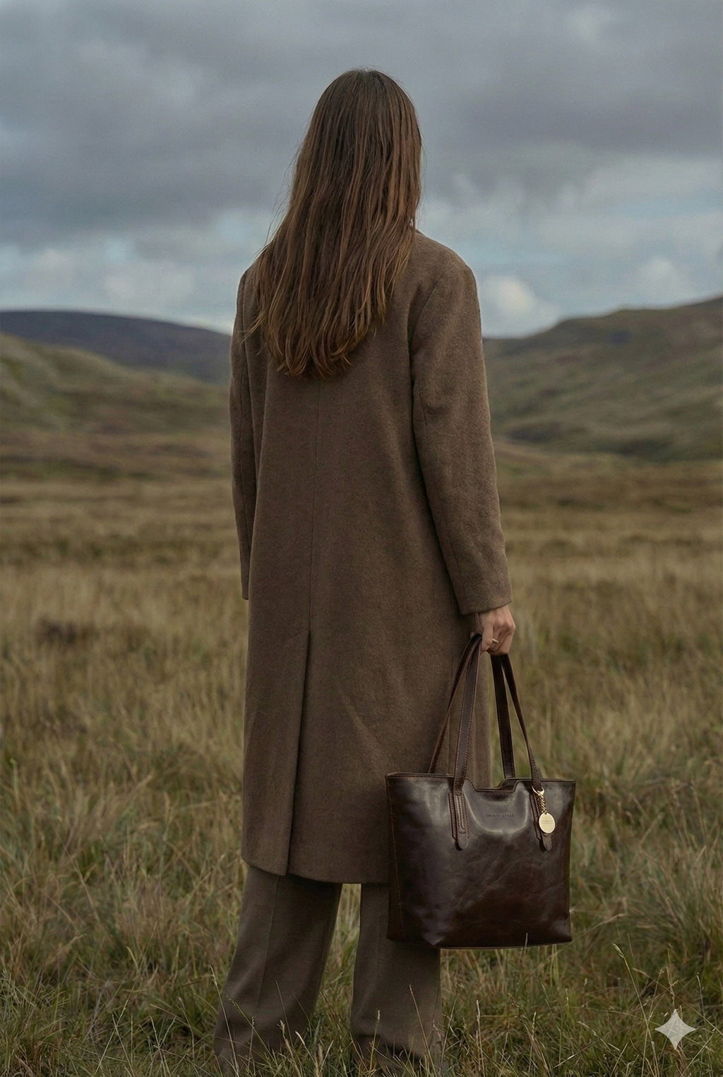 Bolso de Hombro Eden - Marrón