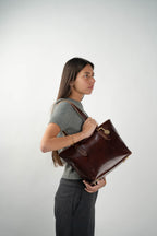 Bolso de Hombro Eden - Marrón