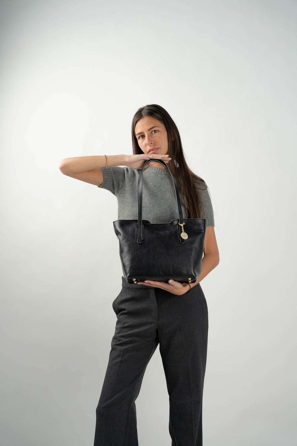 Bolso de Hombro Eden - Negro