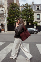 Bolso de Hombro Elan - Burdeos