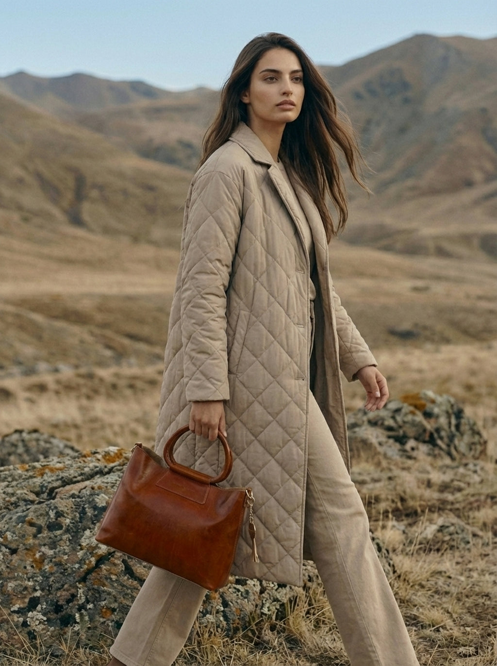Savannah Shoulder Bag - Camel