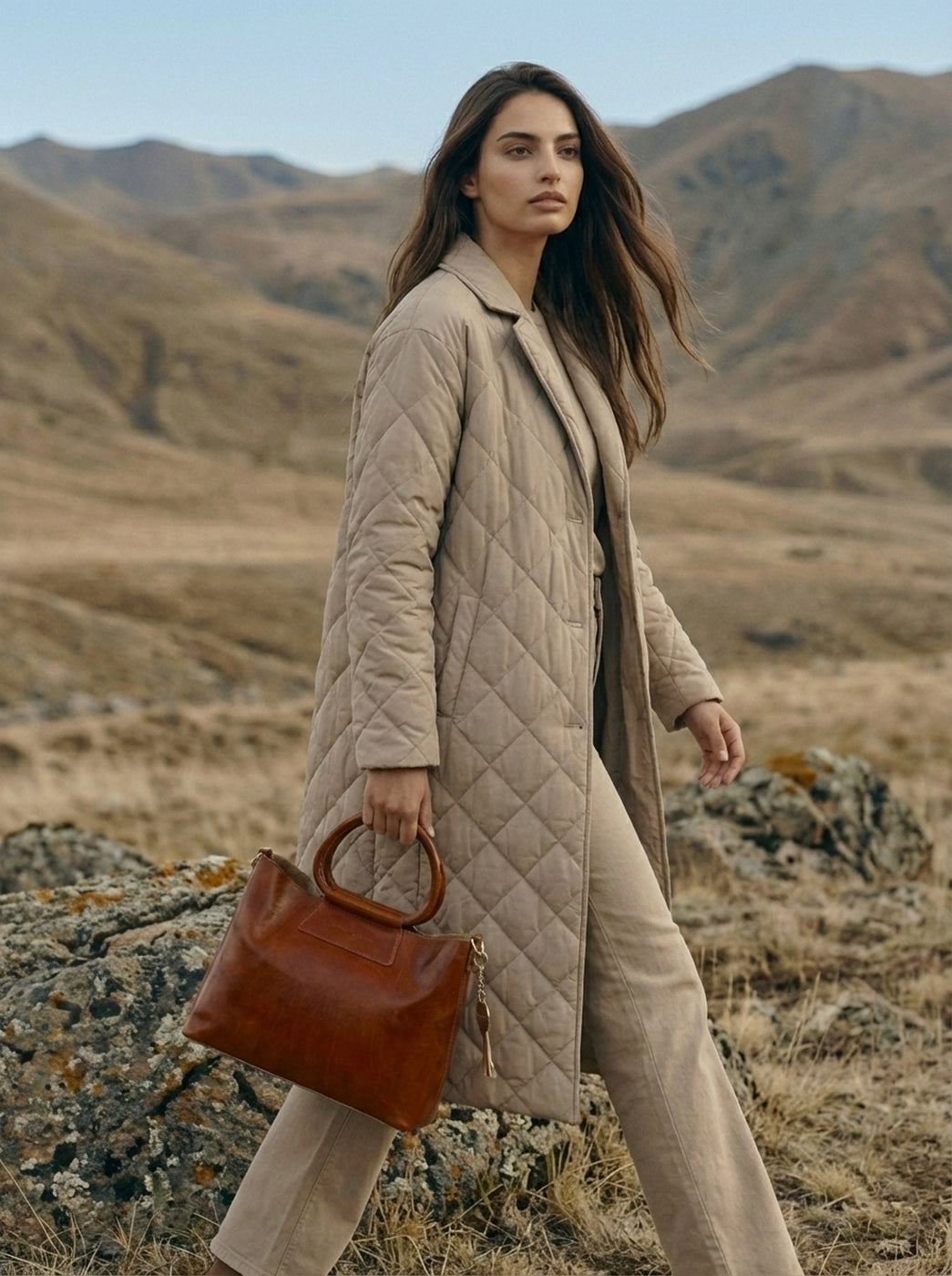 Savannah Shoulder Bag - Camel