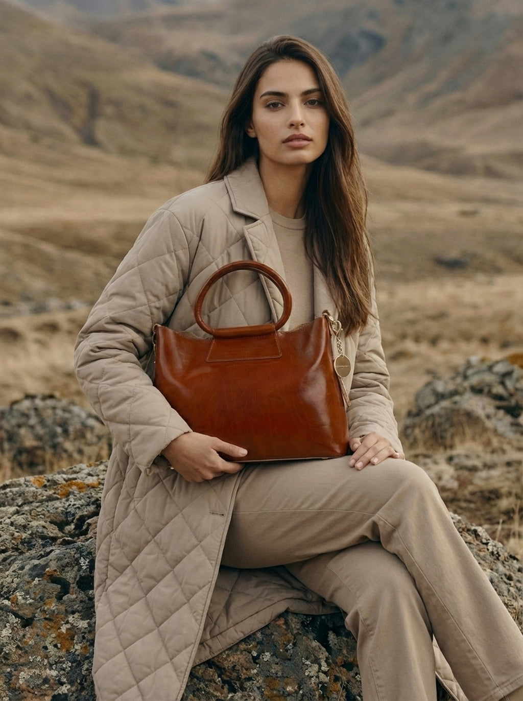 Savannah Shoulder Bag - Camel