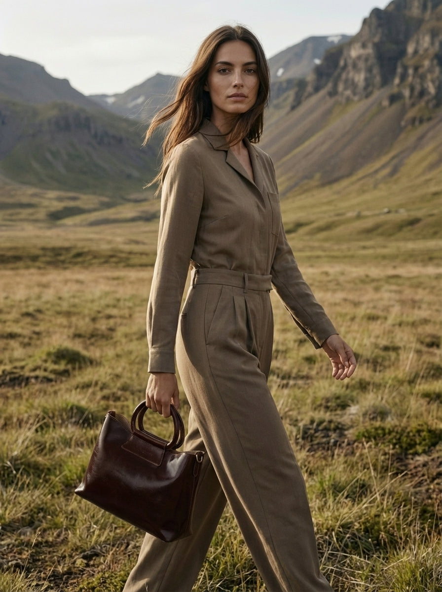 Bolso Bandolera Savannah - Marrón
