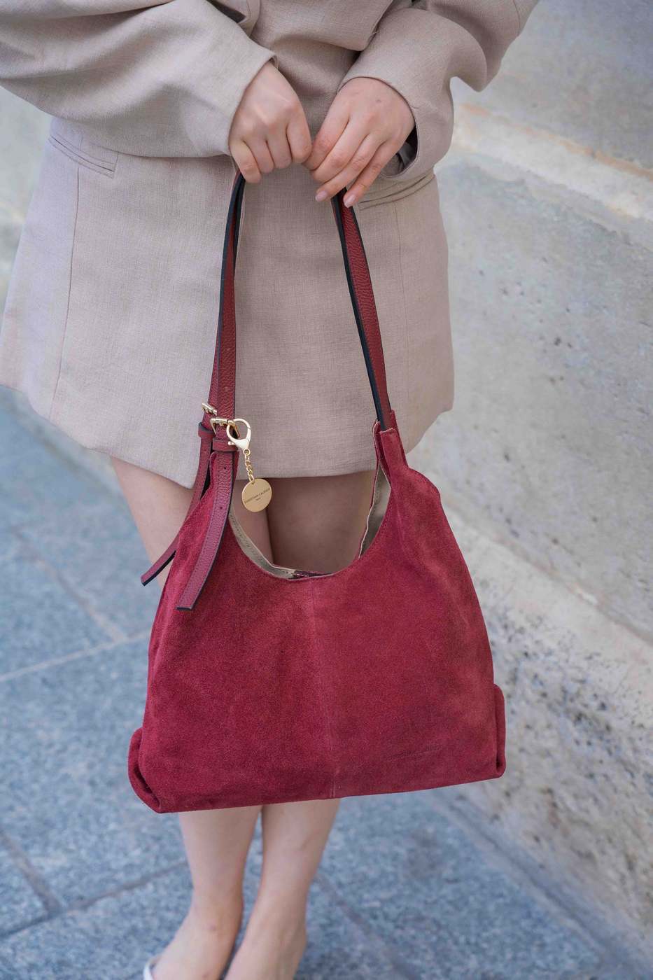 Sac Porte Epaule Sierra - Bordeaux