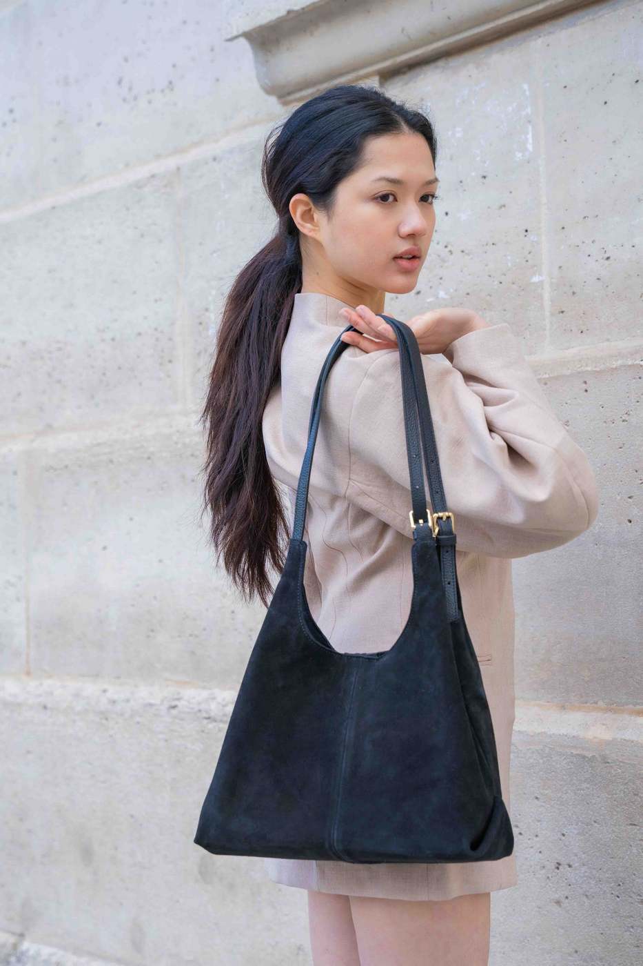 Sac Porte Epaule Sierra - Noir
