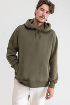 Crew Fleece Sweatshirt - Olive - Men's
