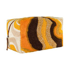 Trousse De Toilette À Motifs Brodés - Jaune