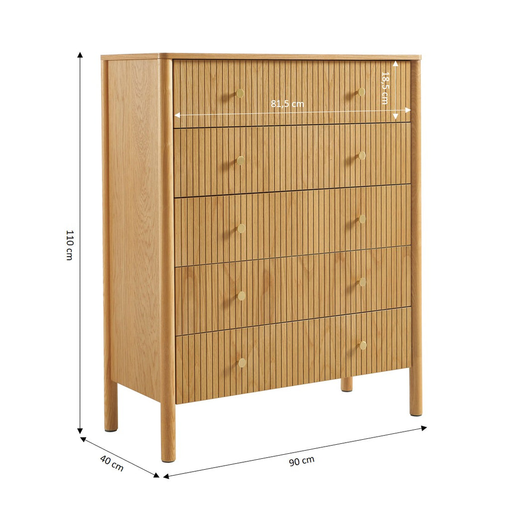 Cleo - Commode - Placage Chêne