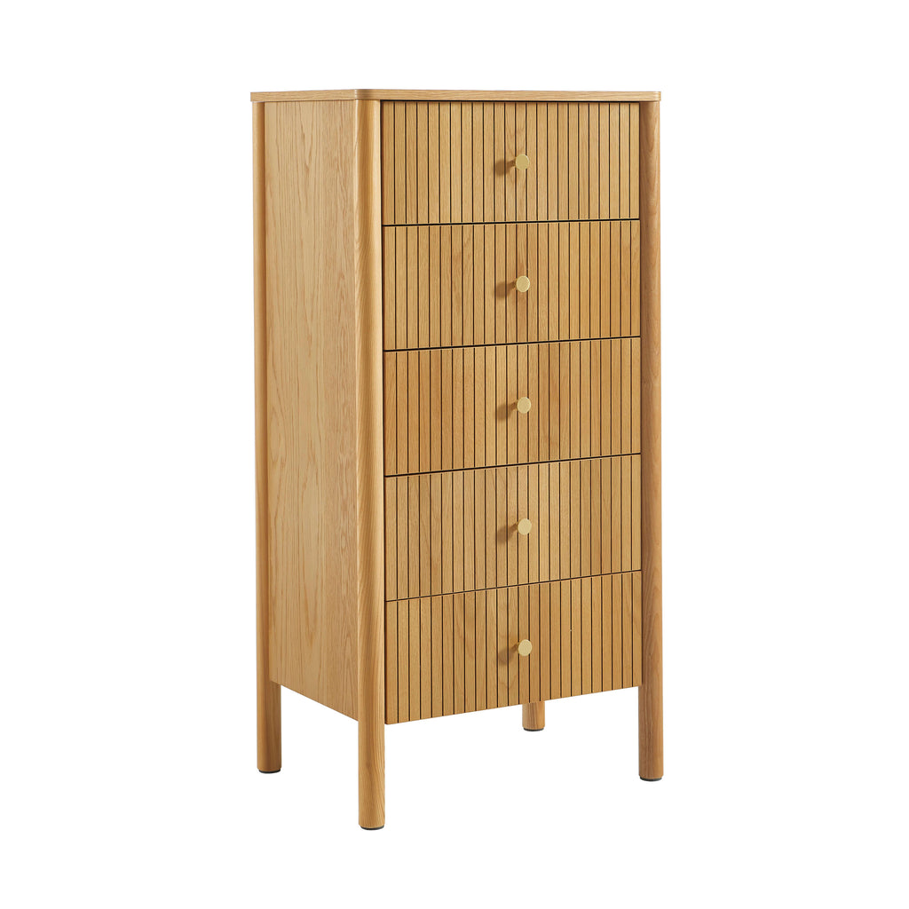 Cleo - Chest of Drawers - Oak Veneer