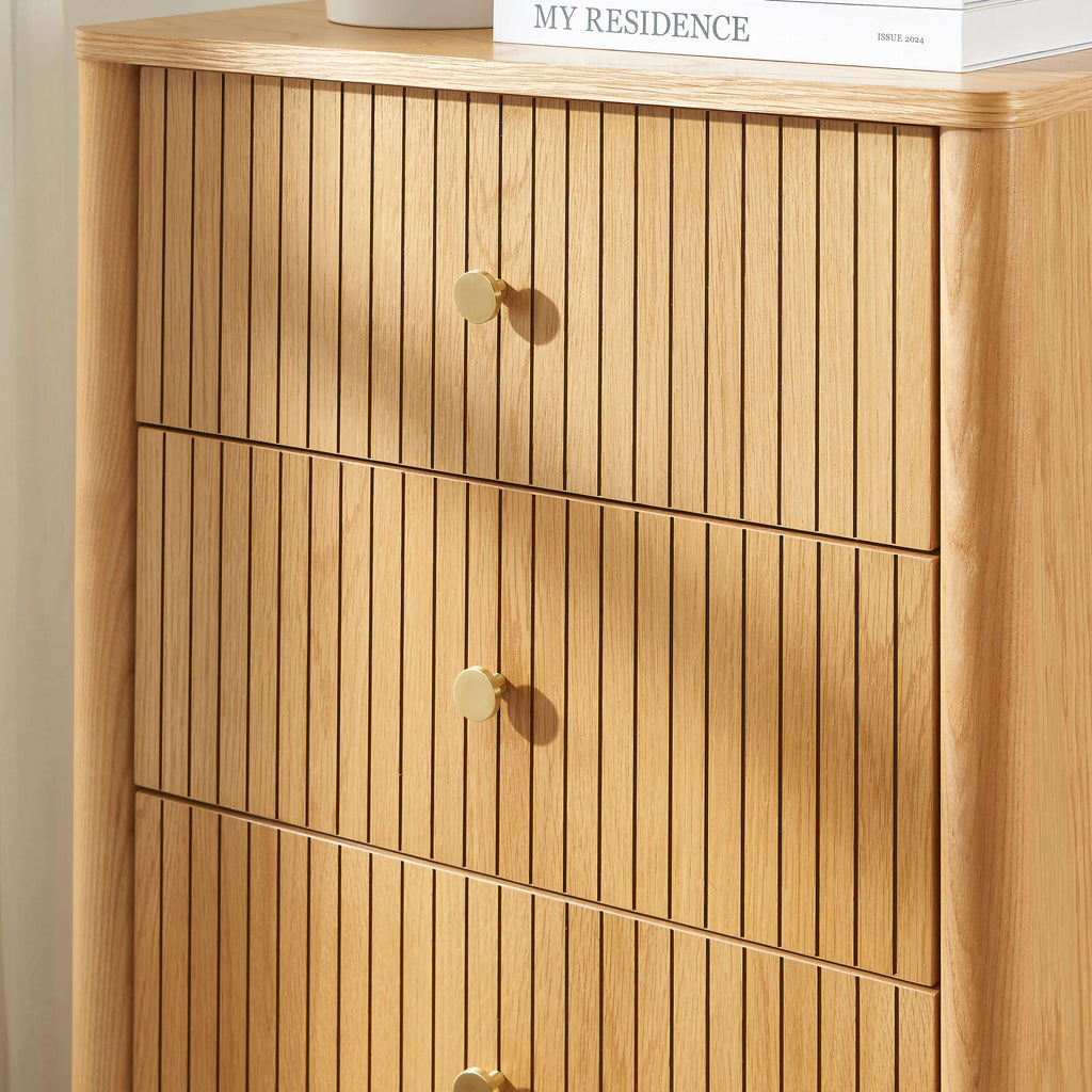 Cleo - Chest of Drawers - Oak Veneer
