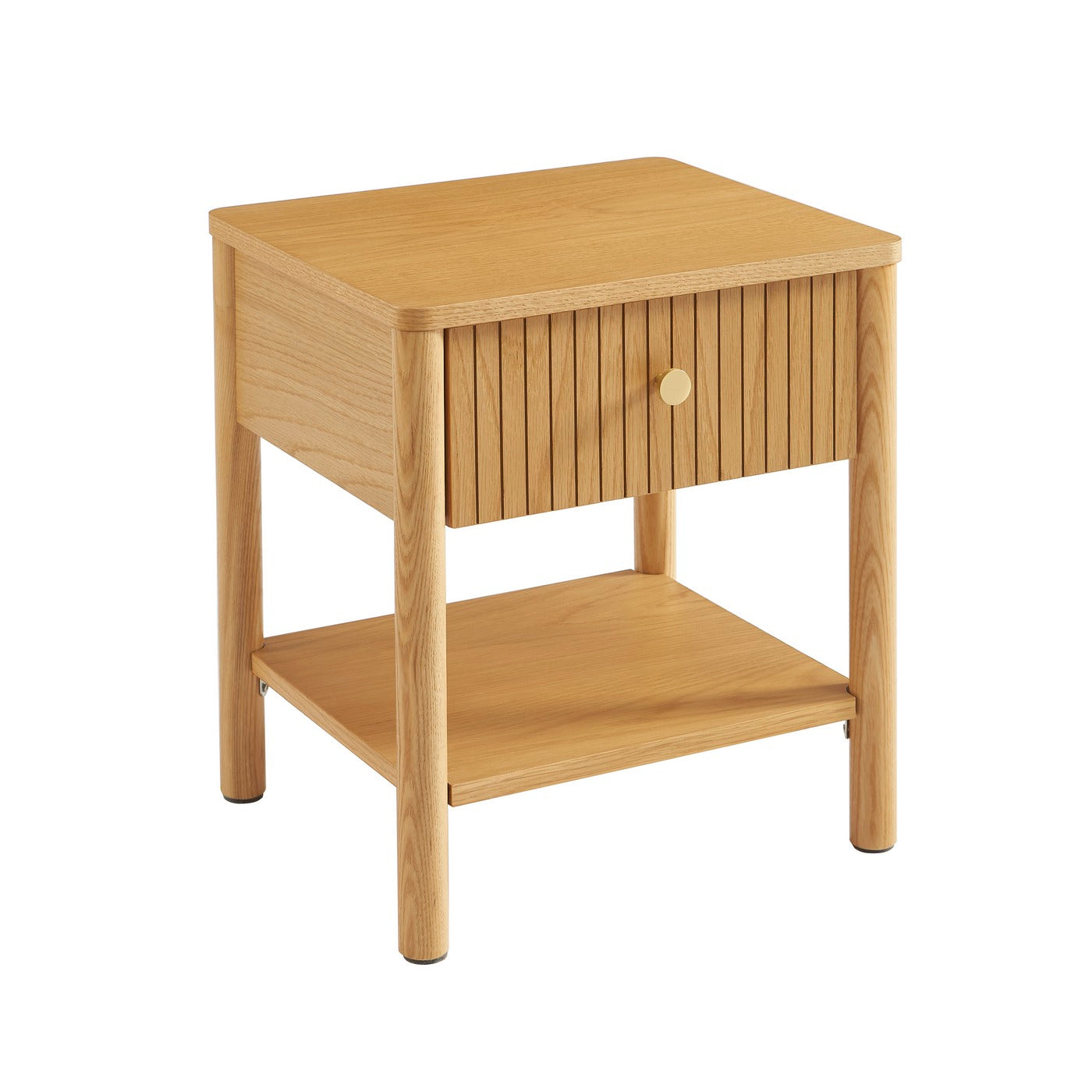 Cleo - Bedside Table - Oak Veneer