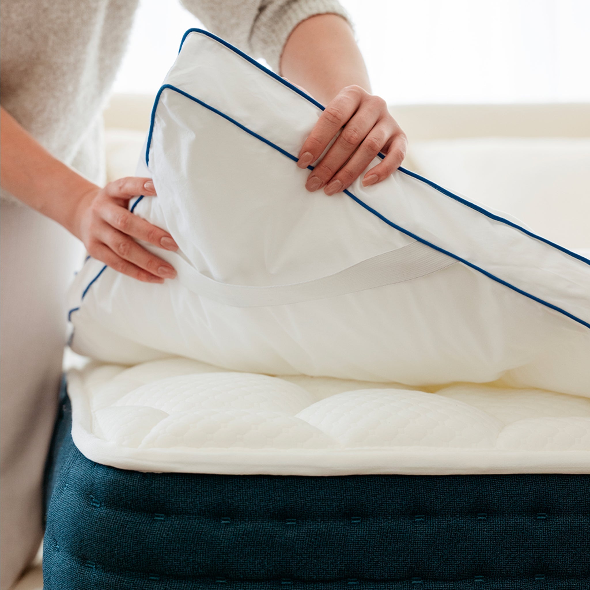 Surmatelas Cloud - fibre de polyester - 5cm
