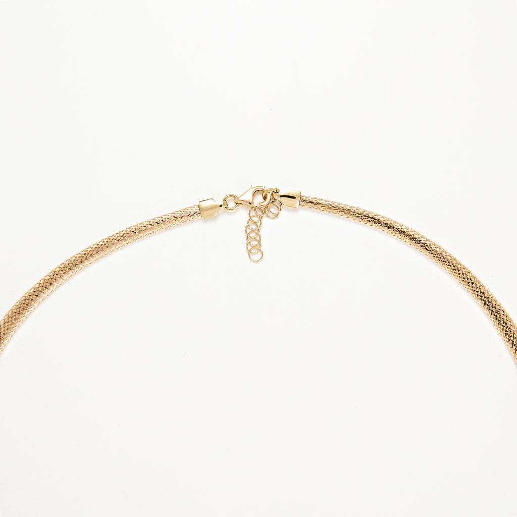 Collier "Scintillant "Diamètre 0,7 Or Jaune 375/1000