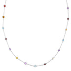 Collier Mix - Or Blanc 375/1000