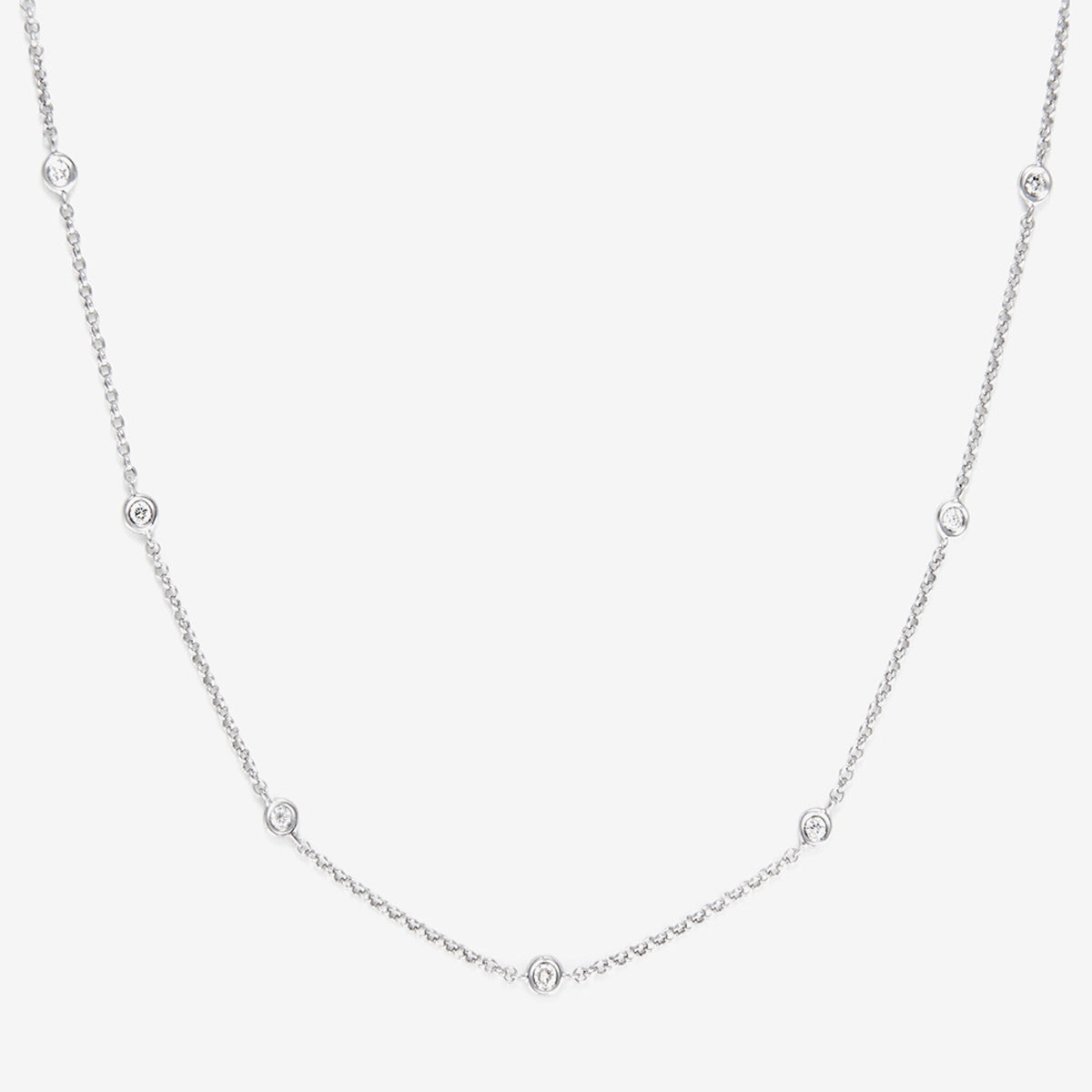 Collier "Sunshine" Diamants 0,22/7