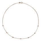 Collar "Sunshine" Diamantes 0.22/7 - Oro Rosa 375/1000
