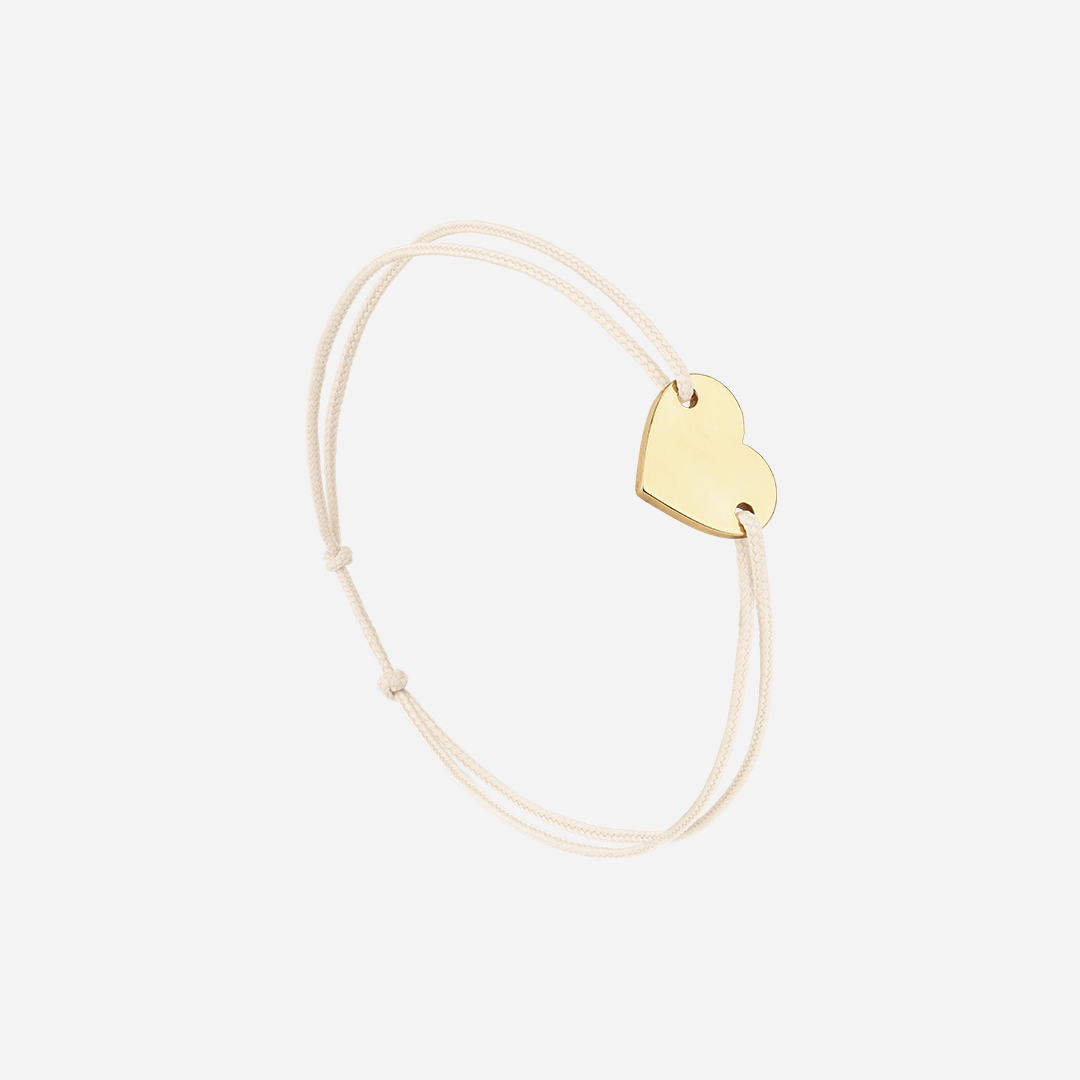 Pulsera Corazón Blanco - Blanco