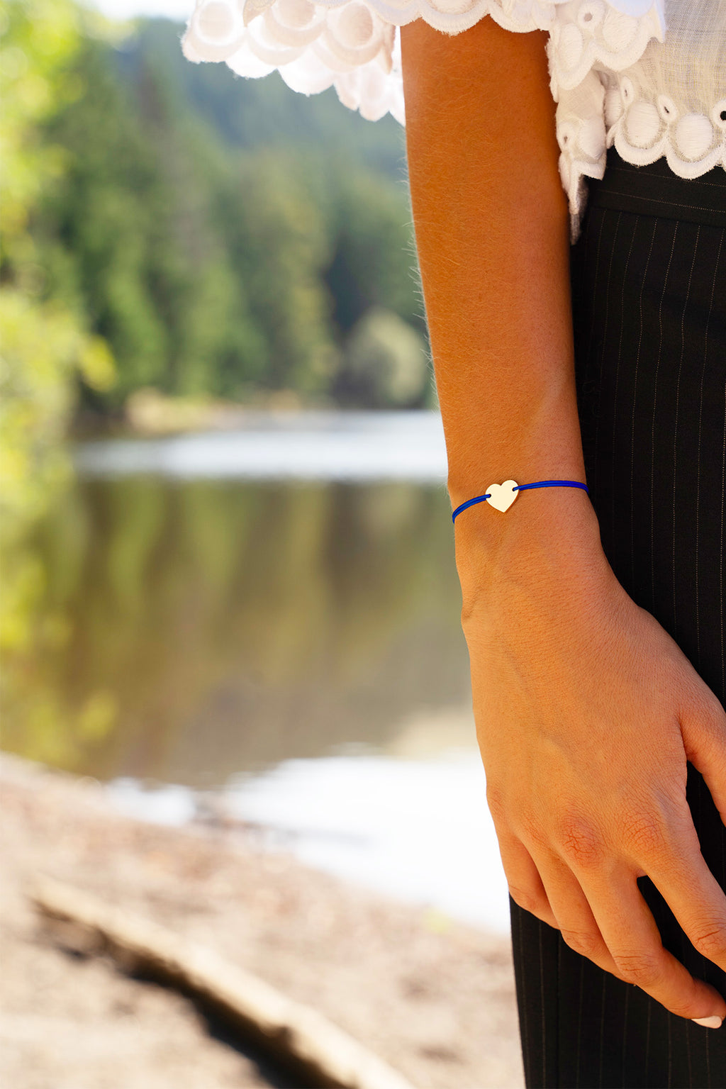 Pulsera Corazón Azul Real - Azul Real