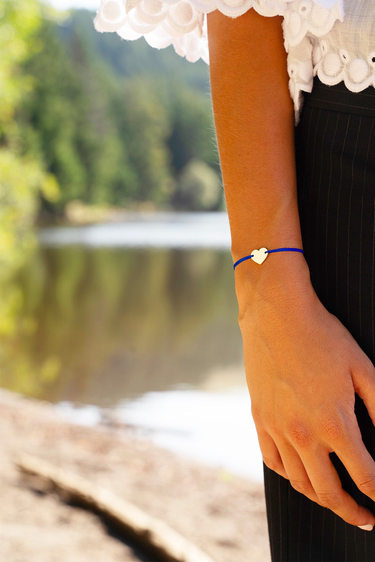 Pulsera Corazón Azul Real - Azul Real