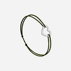 Pulsera Corazón Vacío Caqui - Caqui