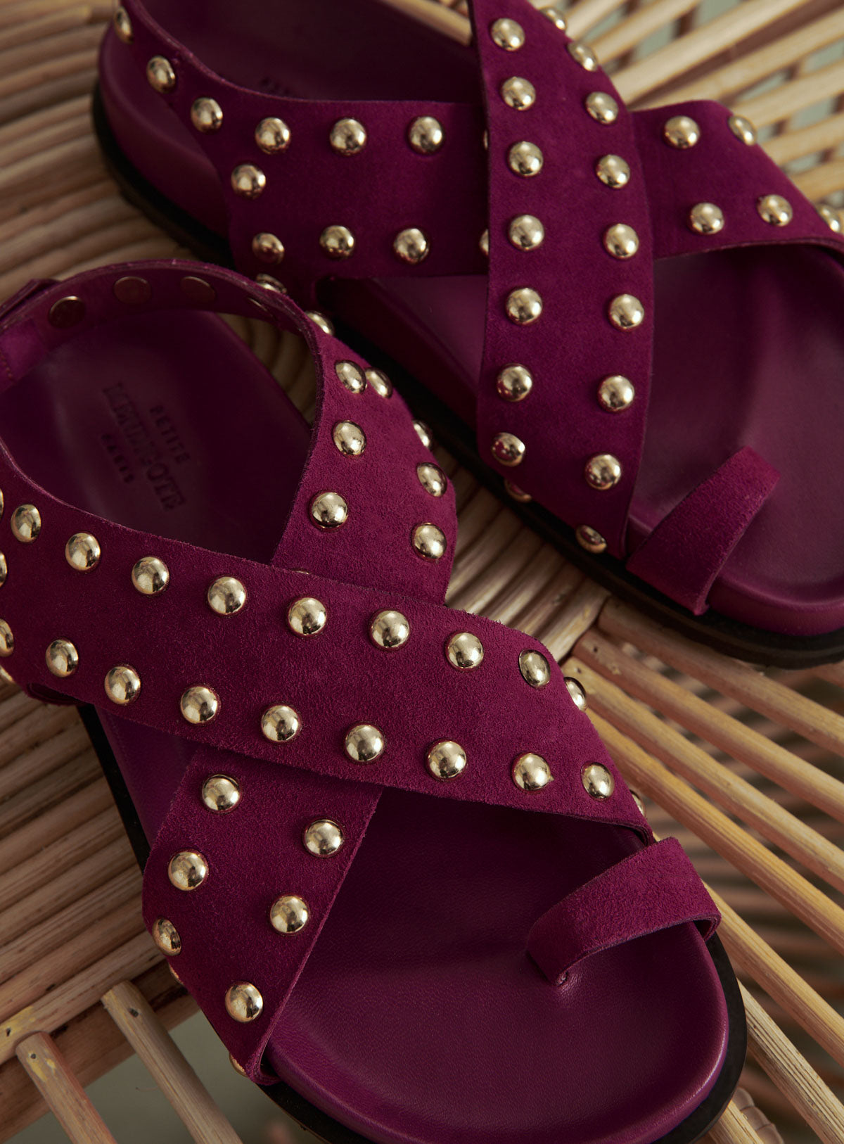 Colibri Suede Sandals - Purple