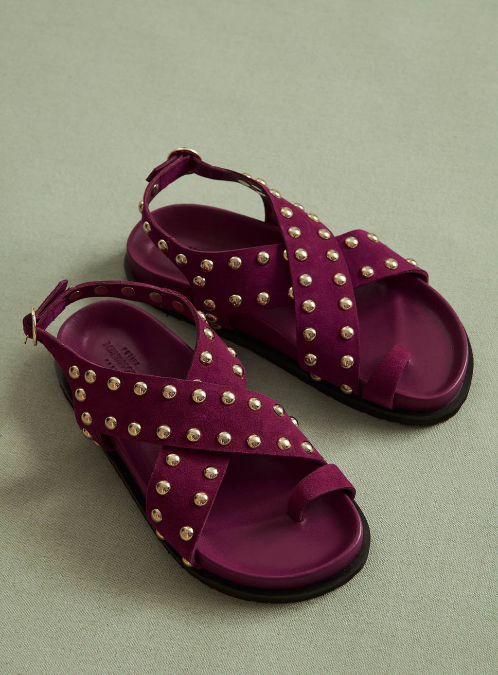 Colibri Suede Sandals - Purple