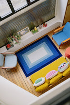 Blue Lens - Tapis - Laine