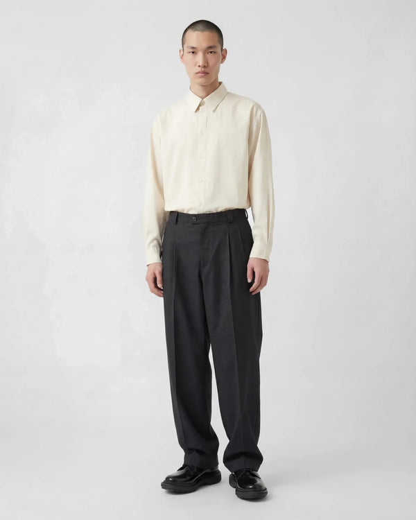 Coltesse - Pantalon À Deux Plis Dark Grey