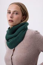 Schlauchschal Stehkragen Col - Flaschengrün - Unisex