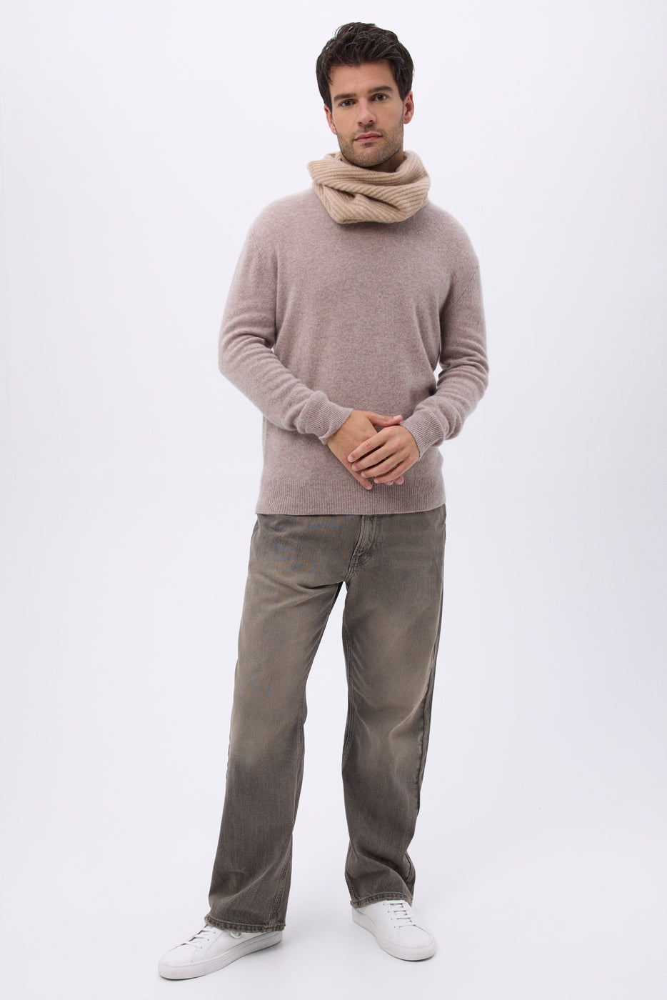 Col-colsjaal - Crèmebeige - Unisex