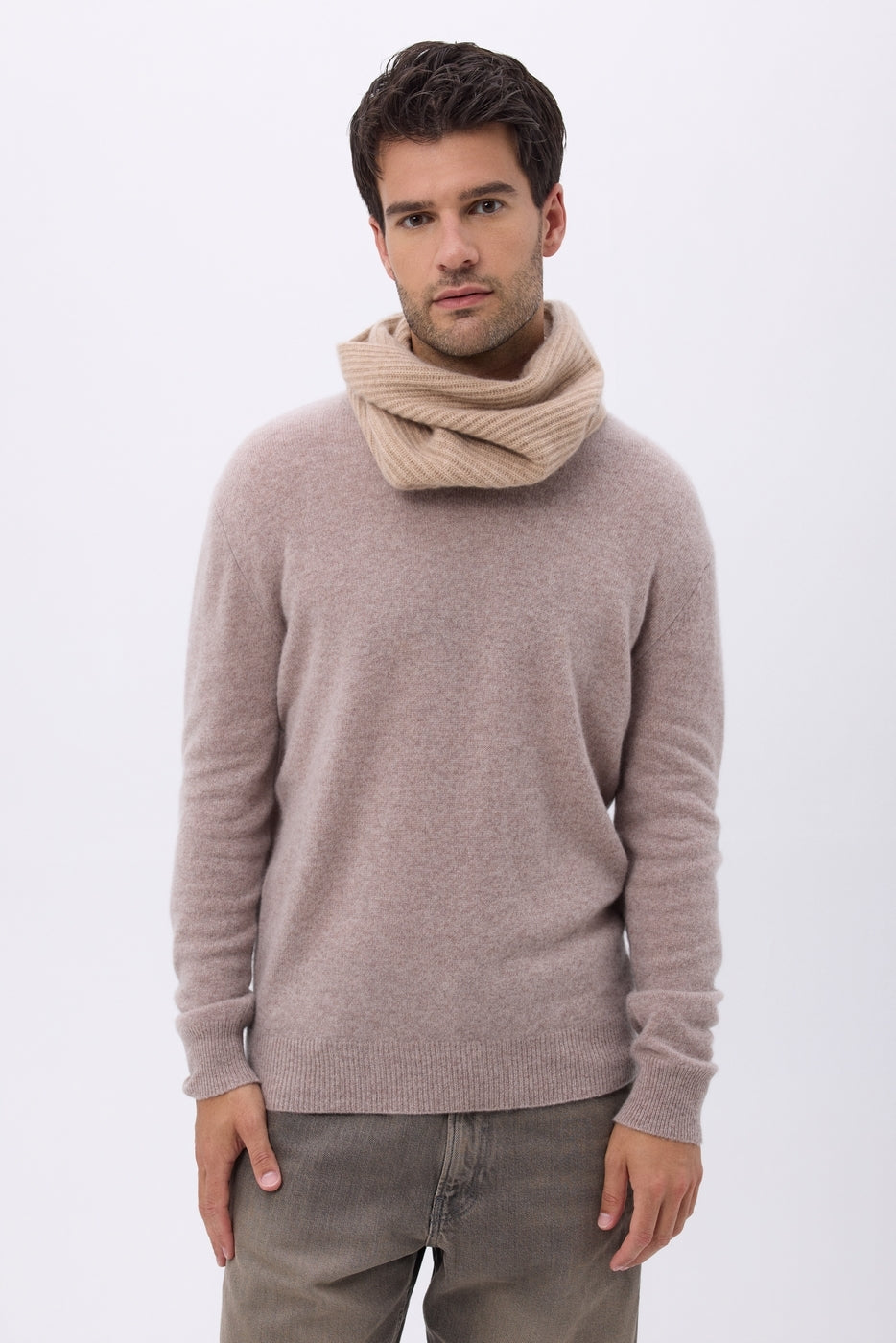 Col-colsjaal - Crèmebeige - Unisex