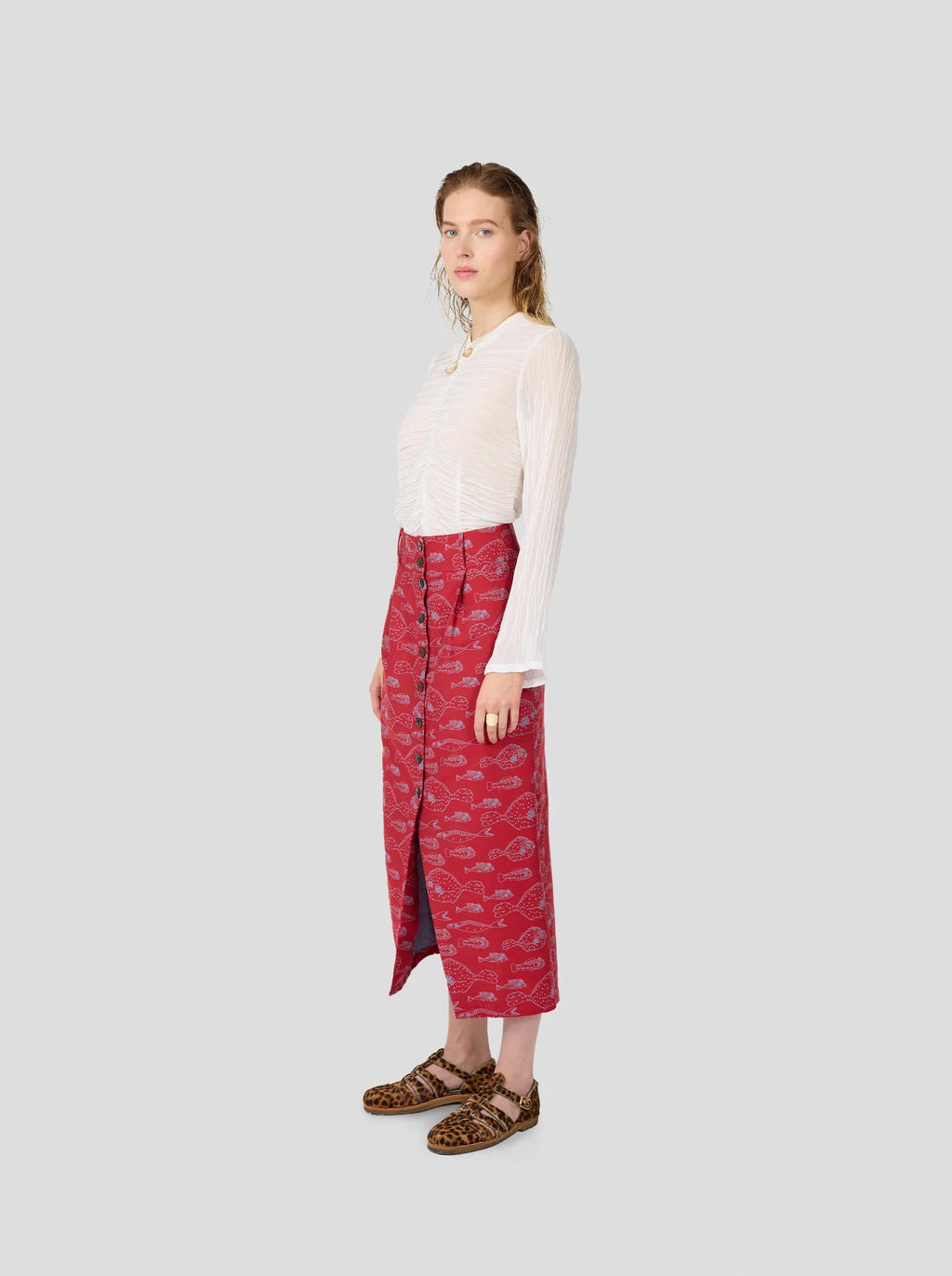 Bill Skirt in Fish Tank Weave