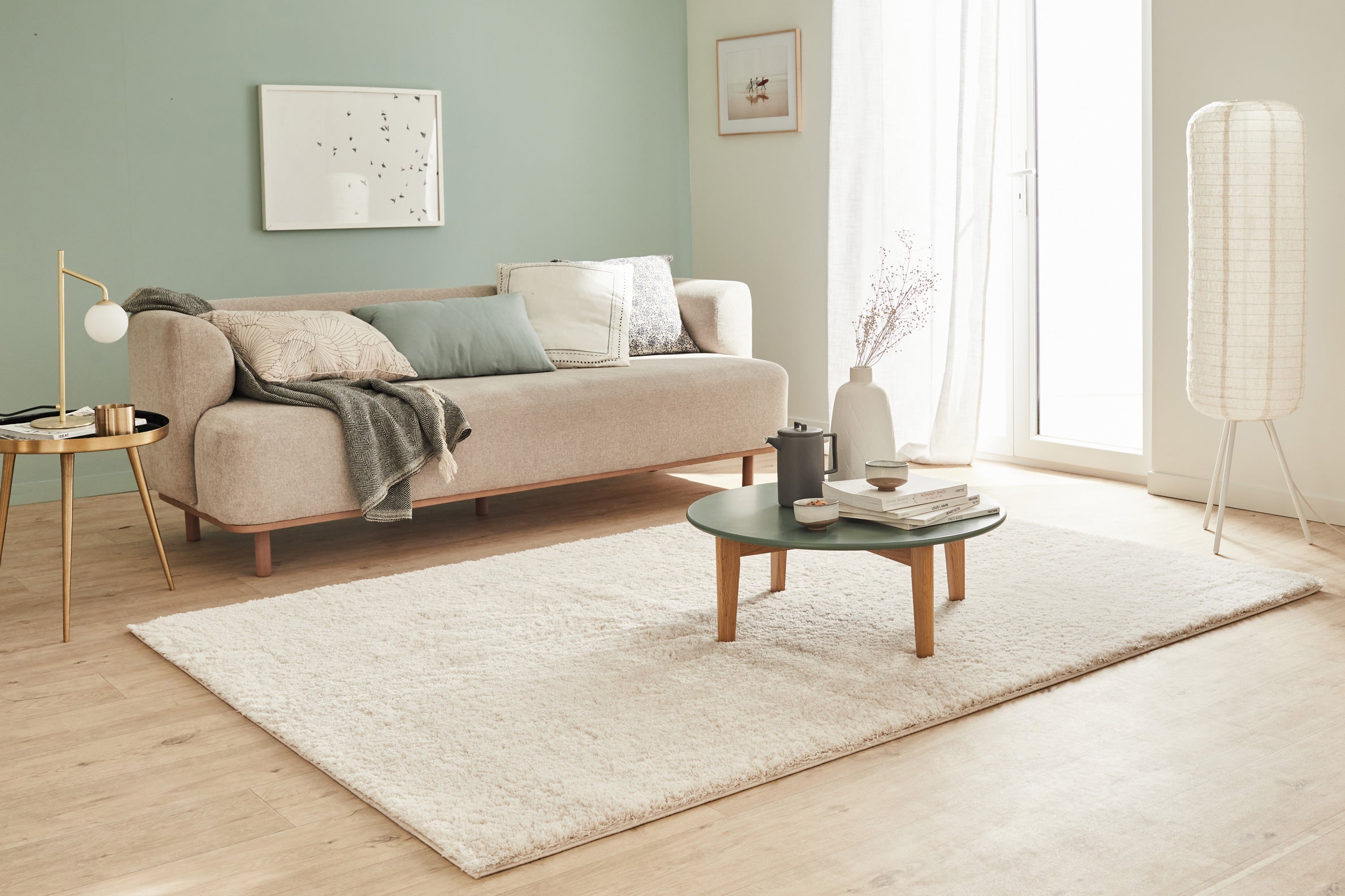 Cosy - Alfombra de Interior - Poliéster - Crema