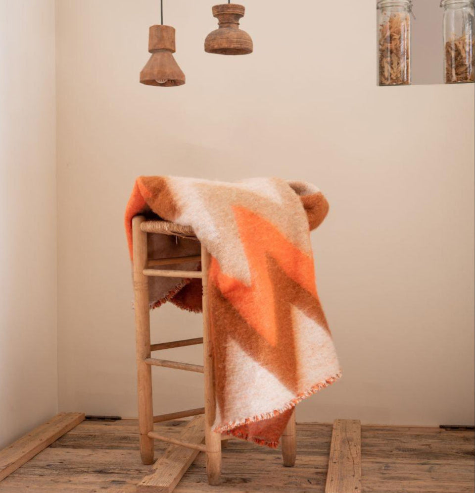 Manta de lana suave - Couchette - Zigzag