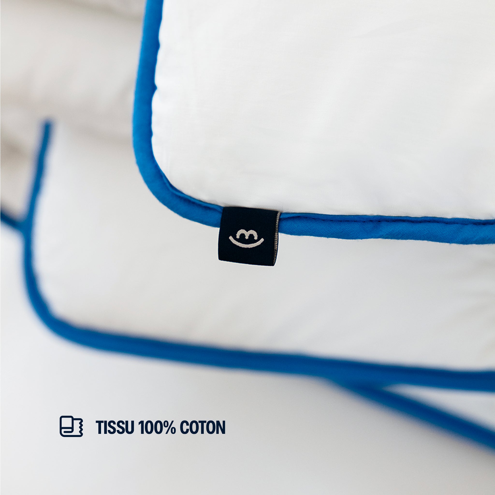 Lightweight Tempered Duvet - 100% Siliconized Hollow Fibers - Cotton Cover