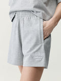 Pantalón Corto - Gris Jaspeado - Mujer