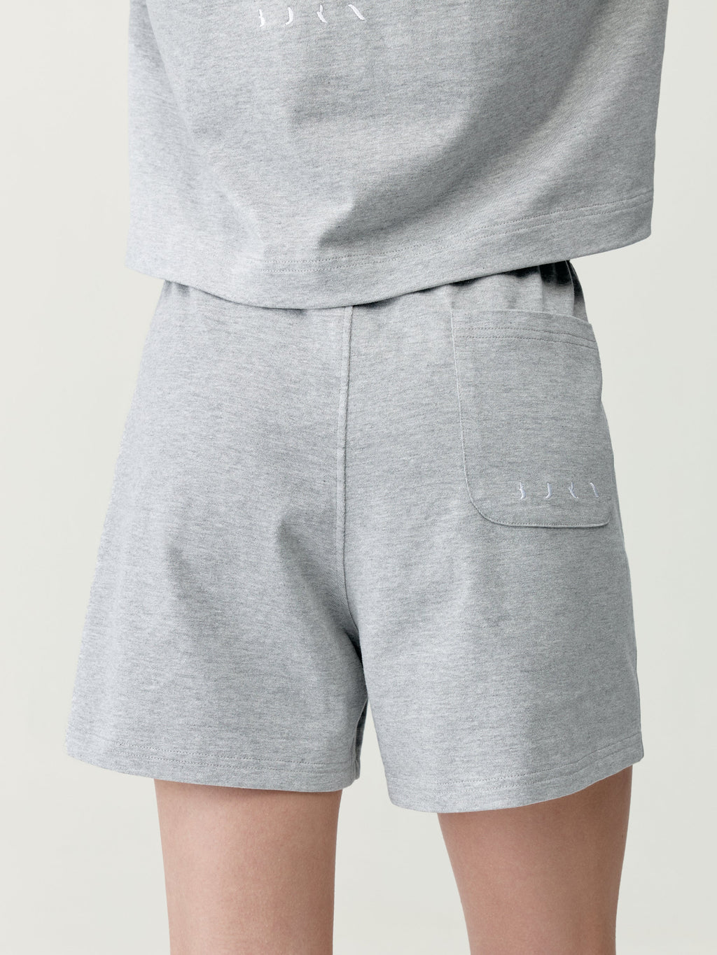Pantalón Corto - Gris Jaspeado - Mujer