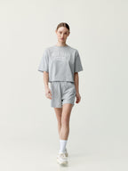 Pantalón Corto - Gris Jaspeado - Mujer