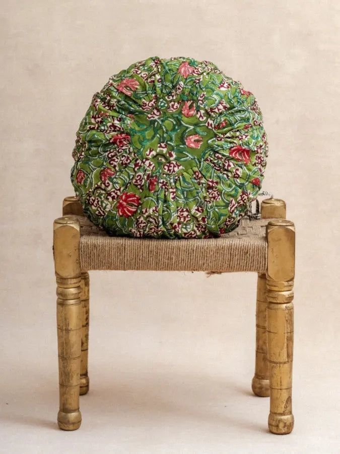 Hara Vert - Coussin Rond