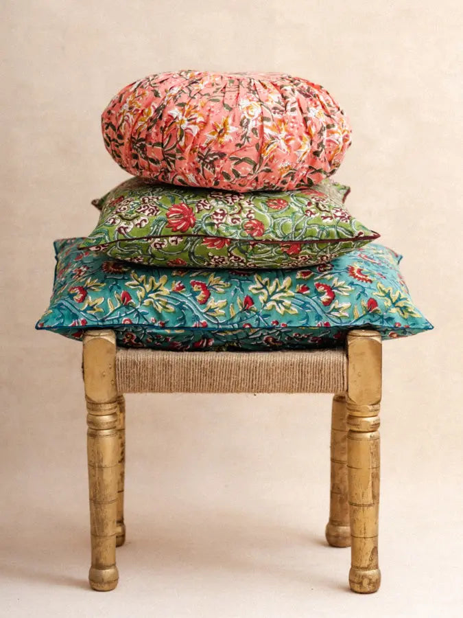 Coussin Rond - Leyli Rose