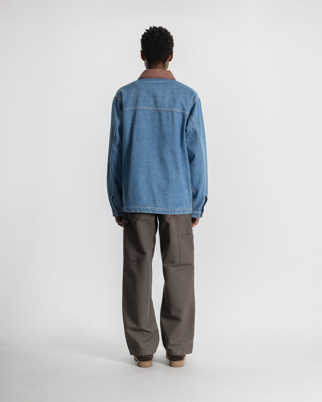 Chaqueta tipo mono - Denim piedra de los años 70