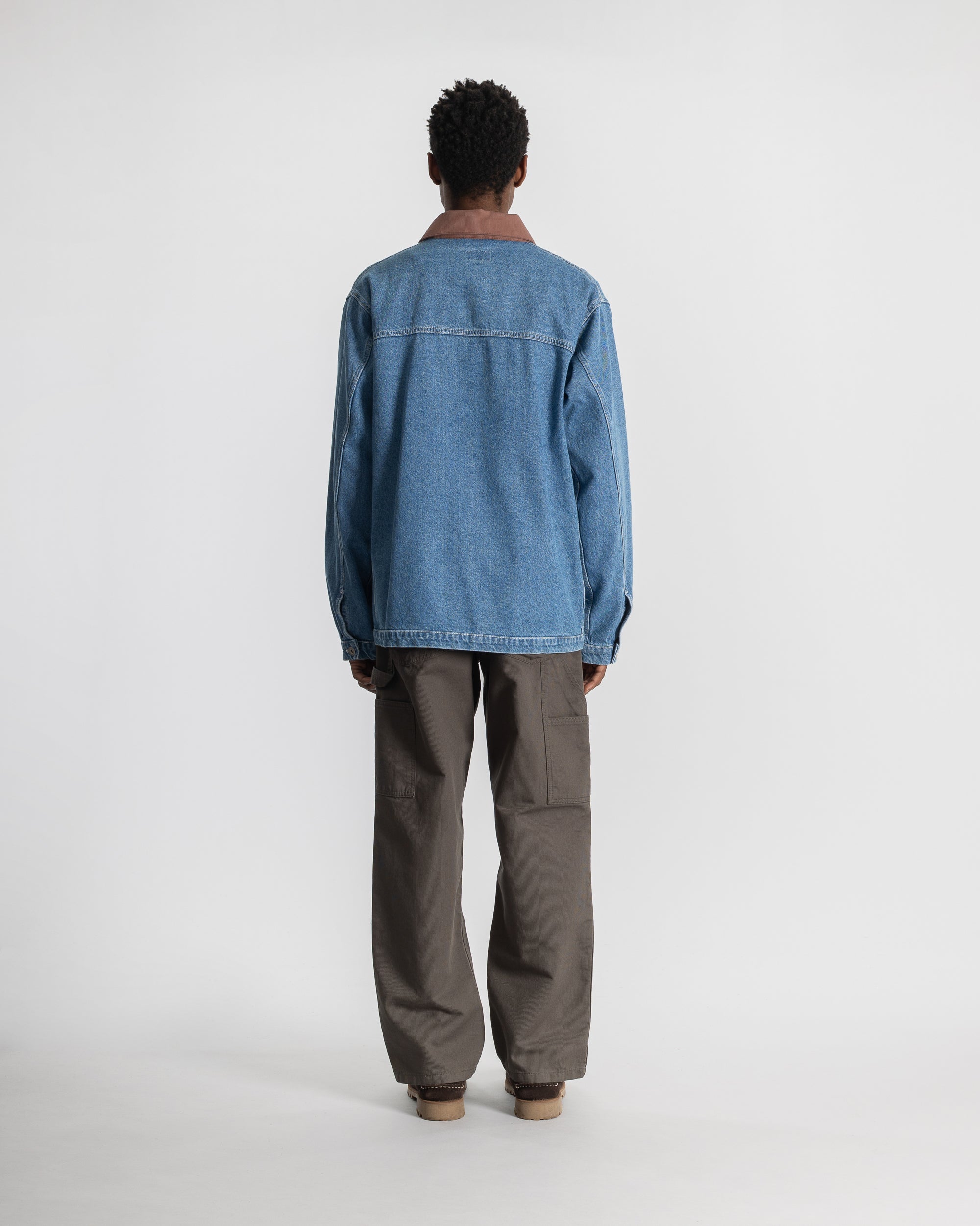 Chaqueta tipo mono - Denim piedra de los años 70