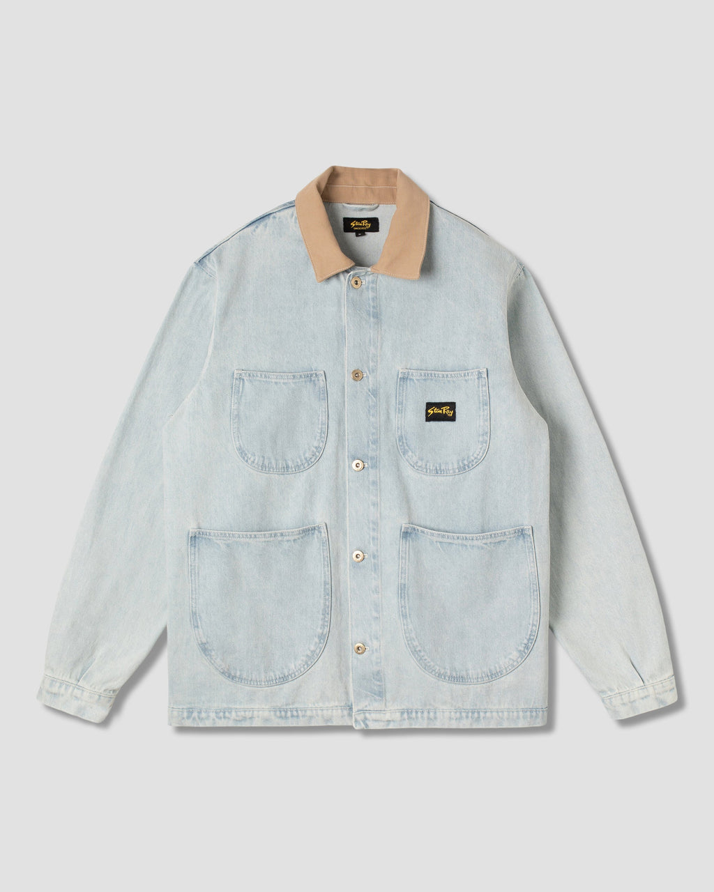 Chaqueta tipo overol - Lite Blue Denim