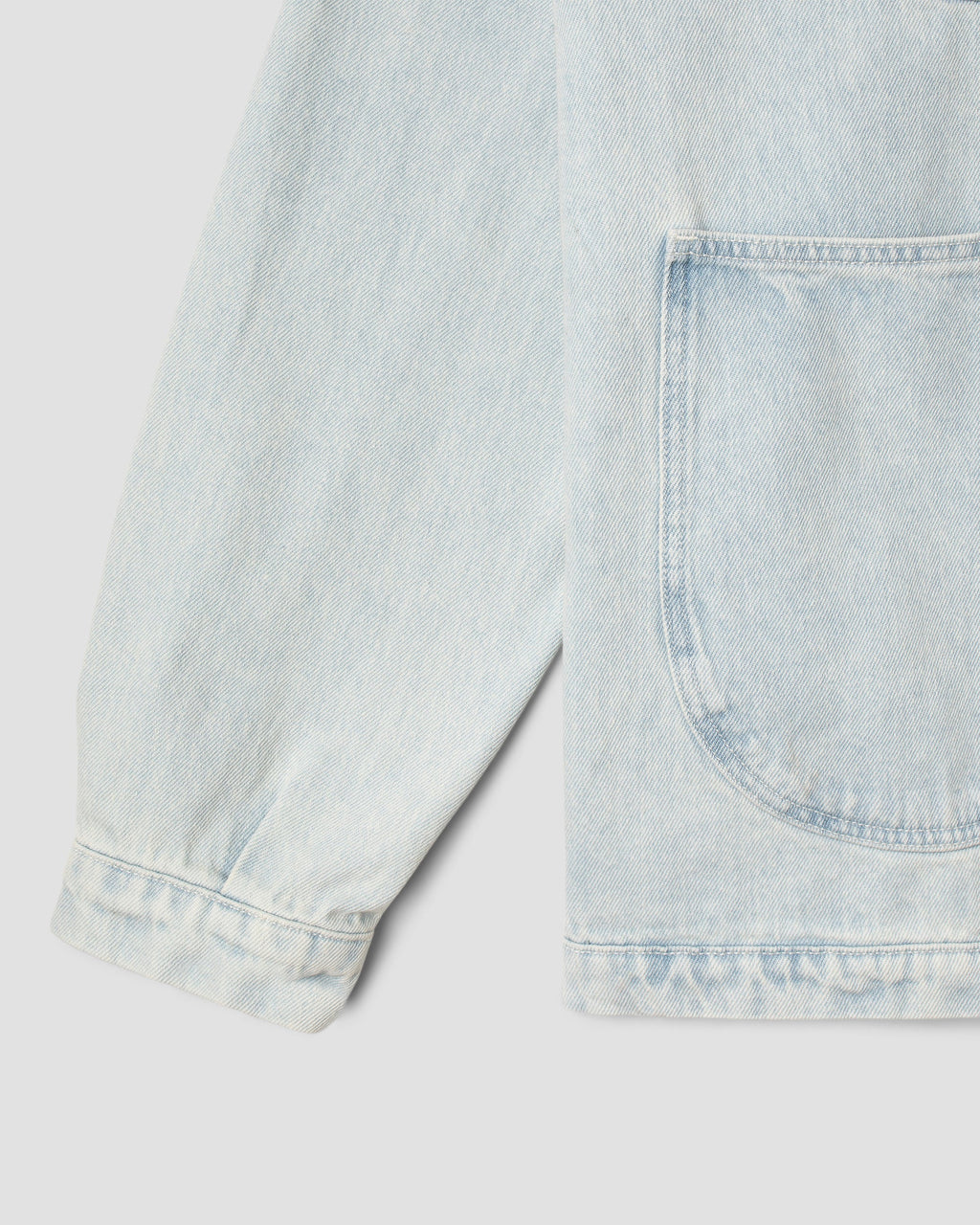 Chaqueta tipo overol - Lite Blue Denim