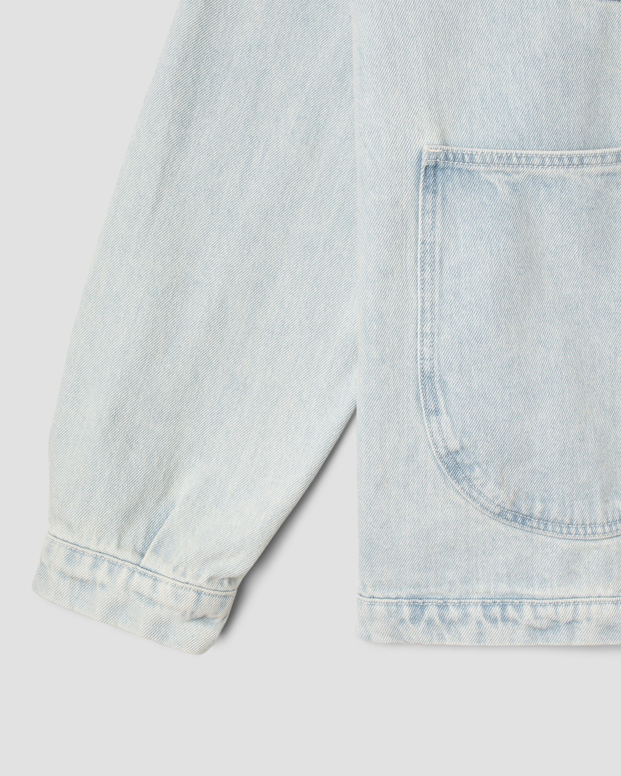 Chaqueta tipo overol - Lite Blue Denim