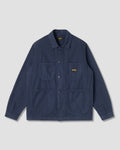 Chaqueta tipo overol - Popelina Azul Marino