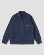 Chaqueta tipo overol - Popelina Azul Marino